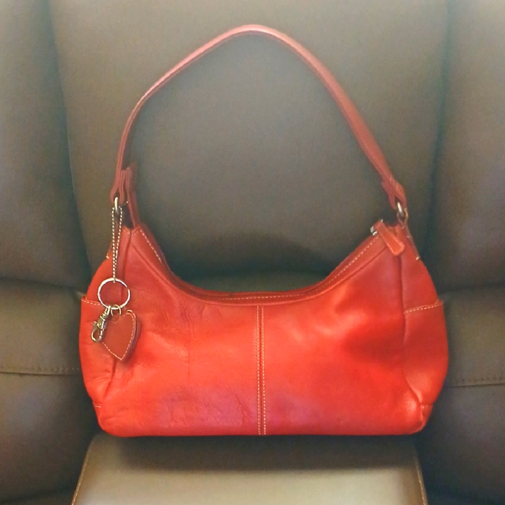 Apostrophe Vibrant Red Shoulder Bag - Picture 1 of 9
